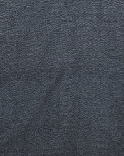 Indiehaat | Kashmiri Silk Printed Saree Dark Grey & Teal 