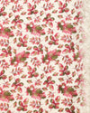 Indiehaat | Kashmiri Silk Printed Saree Off-White & Red