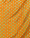 Indiehaat | Kashmiri Silk Printed Saree Off-White & Musta