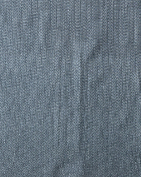 Indiehaat | Kashmiri Silk Printed Saree Charcoal Grey