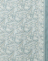 Indiehaat | Kashmiri Silk Printed Saree Greyish Blue & Pa