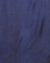 Indiehaat | Kashmiri Silk Printed Saree Beige & Navy Blue