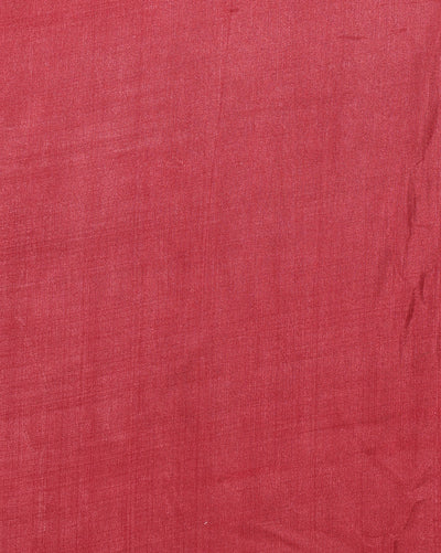 Indiehaat | Kashmiri Silk Printed Saree Beige & Maroon