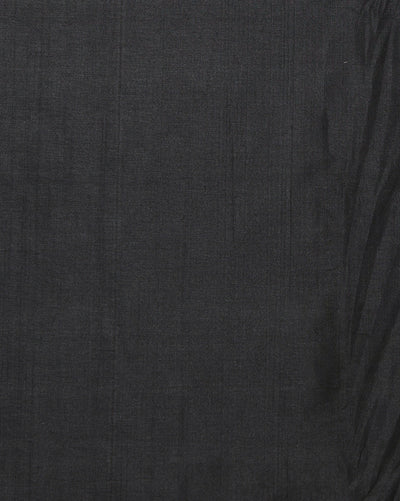 Indiehaat | Kashmiri Silk Printed Saree Beige & Black