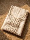 Indiehaat | Organza Silk Gota Patti Suit Set White