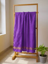 Indiehaat | Muslin Silk Jamdani Sequin Saree Purple