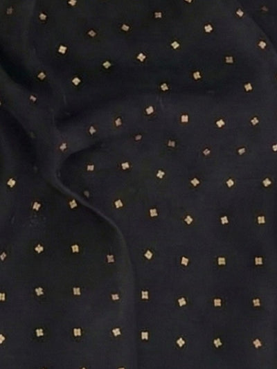 Indiehaat | Muslin Silk Jamdani Sequin Saree Black