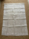 Indiehaat | Noil Kota Cotton Embroidery Saree White