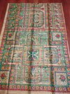 Indiehaat | Ghicha Tussar Madhubani Silk Saree Beige