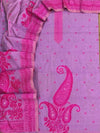 Indiehaat | Jamdani Cotton Suit Material Purple