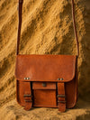 Indiehaat | Pure Leather Sling Bag Antique Brown