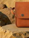 Indiehaat | Pure Leather Sling Bag Oak Brown