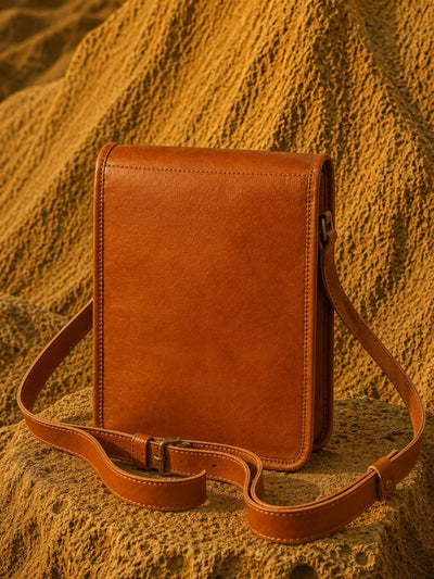 Indiehaat | Pure Leather Sling Bag Woodland Brown