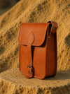 Indiehaat | Pure Leather Sling Bag Aged Brown