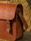 Indiehaat | Pure Leather Laptop Bag Vintage Brown