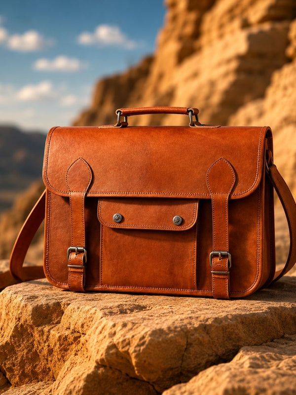 Indiehaat | Pure Leather Laptop Bag Heritage Brown