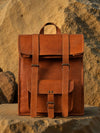 Indiehaat | Pure Leather Backpack Tan Brown