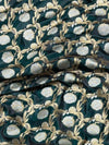 Indiehaat | Green Mashru Katan Silk Saree | Brocade