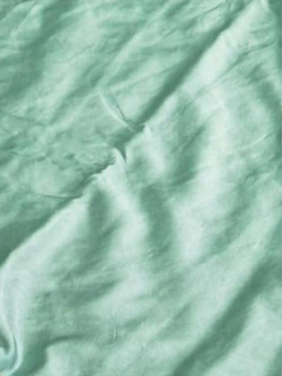 Indiehaat | Green Mina Mashru Katan Silk Saree | Meenakari