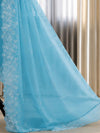 Indiehaat | Blue Kota Doria Suit Set | Embroidery