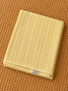 Indiehaat | Pure Linen Embroidered Suit (T+B+D) Yellow