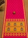 Indiehaat | Handloom Weaving Paithani Silk Saree Pink