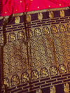 Indiehaat | Paithani Silk Handloom Saree Pink