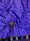 Indiehaat | Paithani Silk Handloom Saree Blue