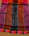 Indiehaat | Mul Cotton Handloom Saree Multicolour