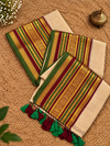 Indiehaat | Mul Cotton Handloom Saree Beige