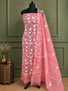 Indiehaat | Kota Doria Gota Patti Suit Pink