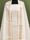 Indiehaat | Kota Silk Zari Woven Three Piece Suit White