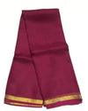 Ethereal Pure Silk Kota Doria Handdyed Magenta Saree