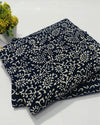 Indiehaat | Blockprinted Cotton Suit (Top & Bottom) Black