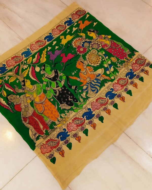 Indiehaat|Bangalori Silk Multicolor Wall Hanging|Unique DÃƒÆ’Ã‚Â©cor