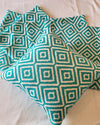 Indiehaat | Jaquard weave Cotton Green Cushion Covers