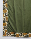 Indiehaat | Blockprinted Cotton Green Stitched Lehanga