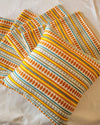 Indiehaat | Jaquard weave Cotton Yellow Cushion Covers