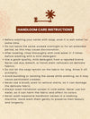 Indiehaat handmade magic - Handloom Care Instructions