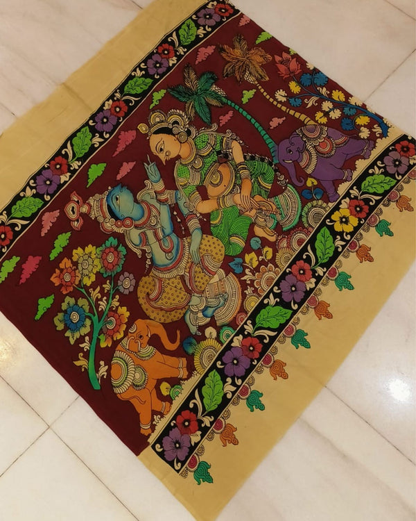 Indiehaat|Bangalori Silk Multicolor Wall Hanging|Unique DÃƒÆ’Ã‚Â©cor