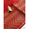 Vivid Silkmark Certified Chanderi Silk Red Saree