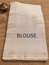 Indiehaat | Kota Cotton Gota Patti Off White Saree