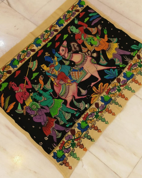 Indiehaat|Bangalori Silk Multicolor Wall Hanging|Unique DÃƒÆ’Ã‚Â©cor