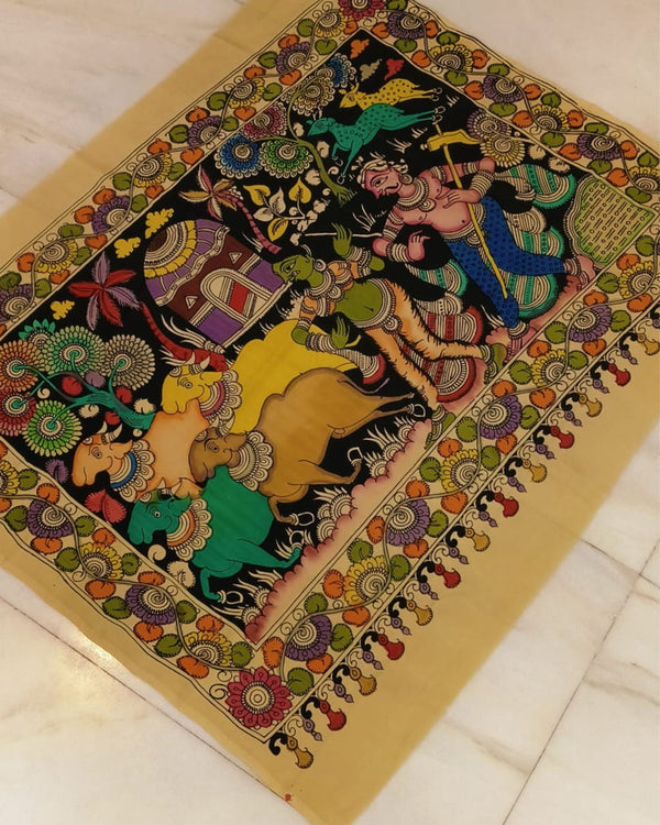 Indiehaat|Bangalori Silk Multicolor Wall Hanging|Unique DÃƒÆ’Ã‚Â©cor