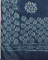 Indiehaat | Blockprinted Cotton Indigo Stitched Lehanga