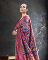 Indiehaat | Kashmira Silk Banarsi Brocade Black Saree