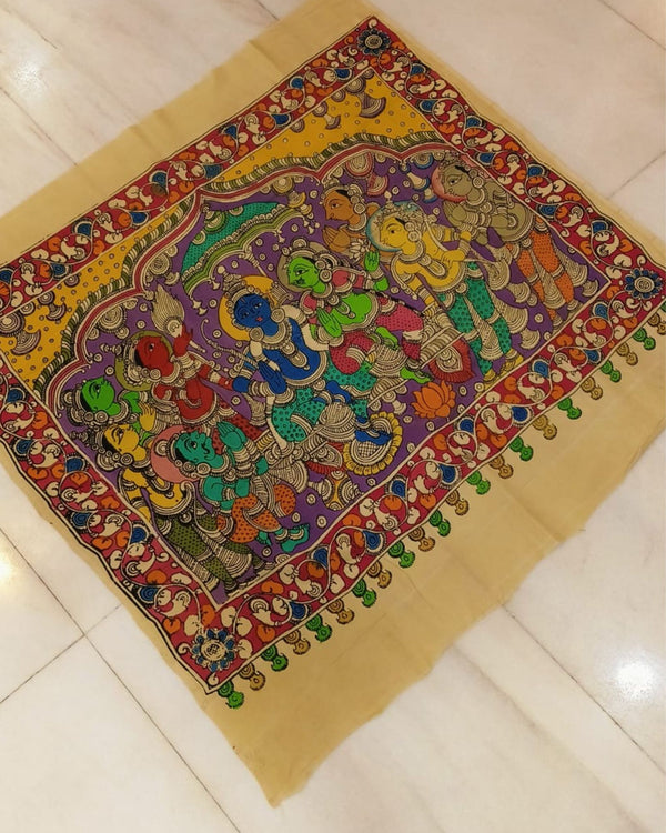 Indiehaat|Bangalori Silk Multicolor Wall Hanging|Unique DÃƒÆ’Ã‚Â©cor