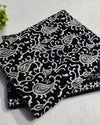 Indiehaat | Blockprinted Cotton Suit (Top & Bottom) Black