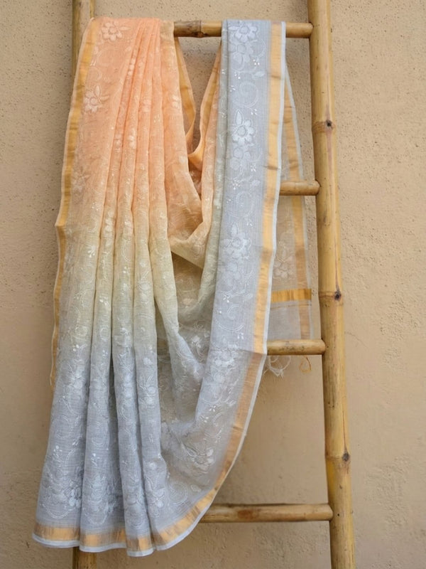 Graceful Pure Cotton Kota Doria Multicolor Saree