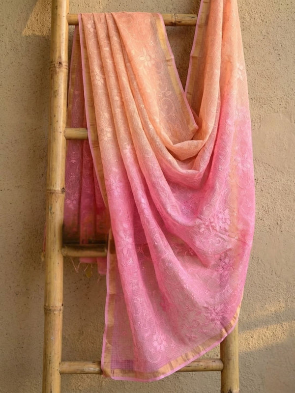 Sophisticated Pure Cotton Kota Doria Multicolor Saree